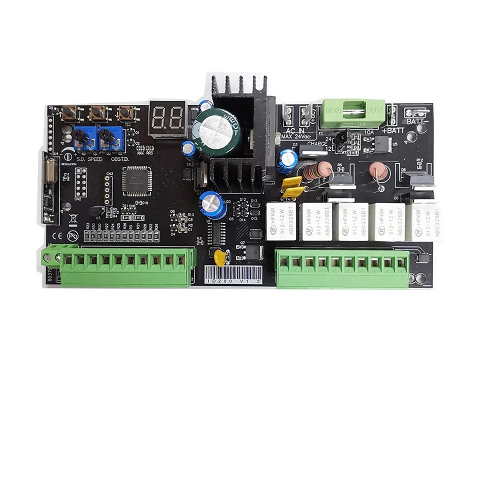 Automatyczny otwieracz drzwi, 12V 24V DC otwieracz bramy skrzydłowej jednostka sterująca silnika PCB płytka drukowana kontrolera karta elektroniczna dla pojedynczego lub podwójnego(1 board 3 key)