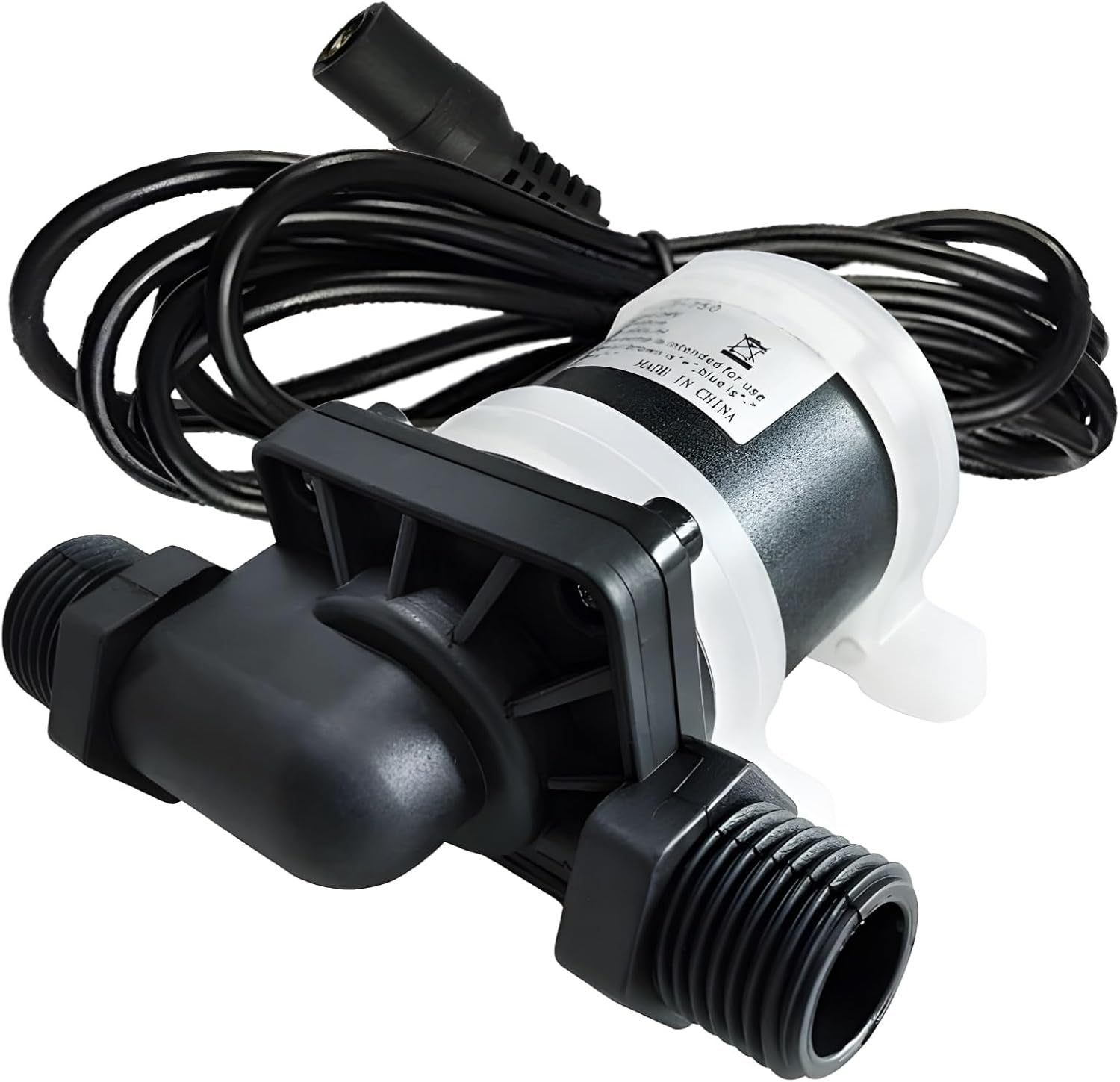 12V DC Brushless Water Pump for PC Water Cooling System, Aquarium Tank and Hydroponics, 5M Lift Circulation Pump, Submersible Booster Pump with 1/2 Inch NPT Connection, Quiet Operation