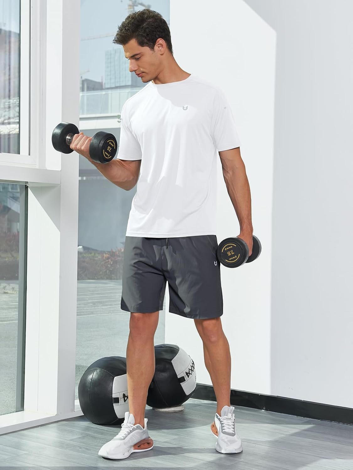 NORTHYARD Men's Athletic Running T-Shirts Quick Dry Workout Shirts Short-Sleeve Sports Gym Tee Tops Performance Activewear - Image 3