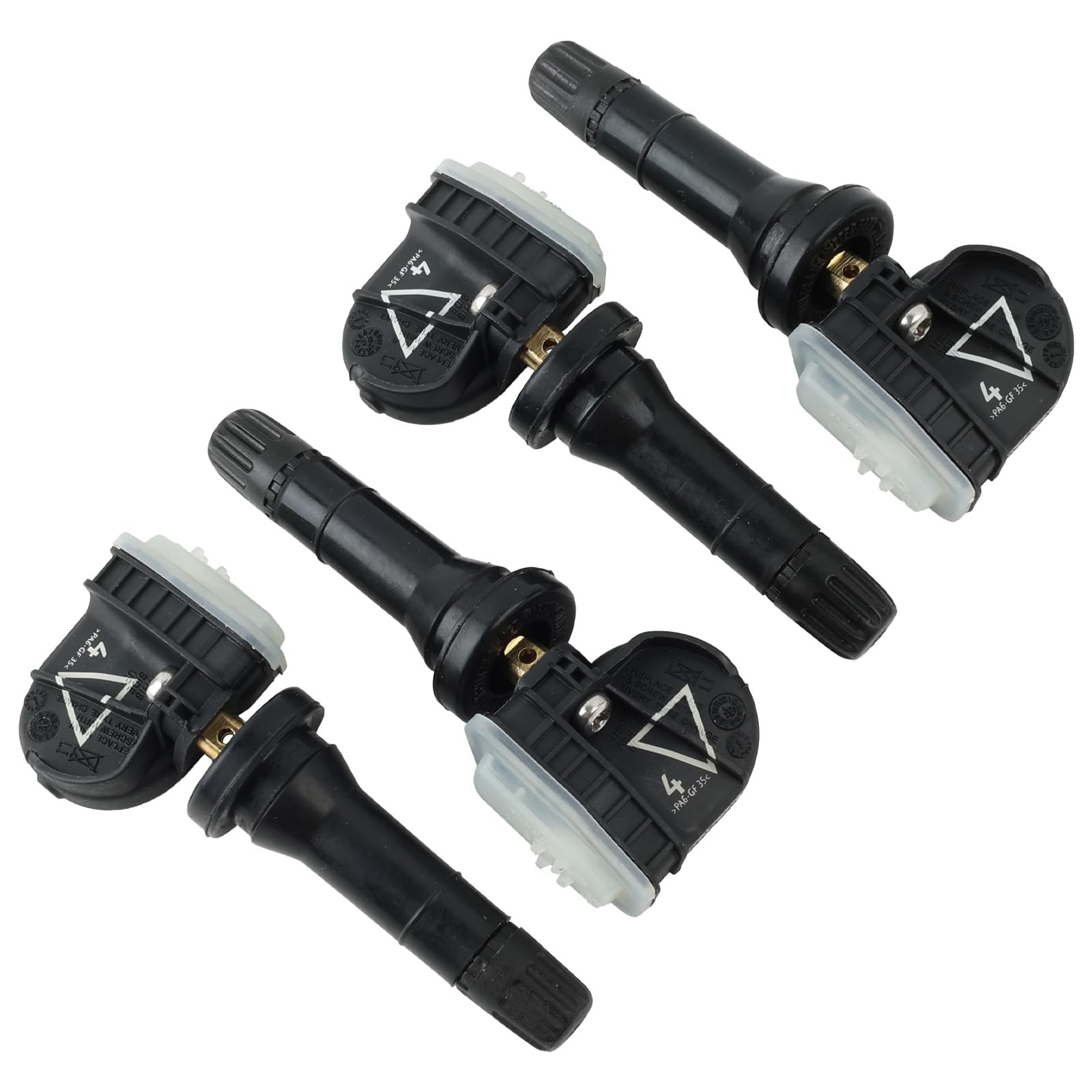 Set di 4 sensori di pressione pneumatici TPMS per auto monitor di pressione pneumatici TPMS 433 MHz codice articolo 13598773 13516165 13506028 13581561