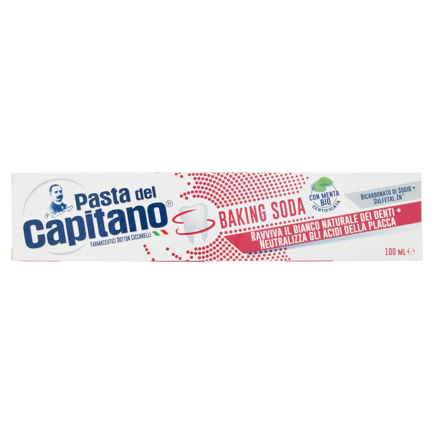 Pasta del Capitano Baking Soda Zahnpasta 100 ml Amazon.de Drogerie
