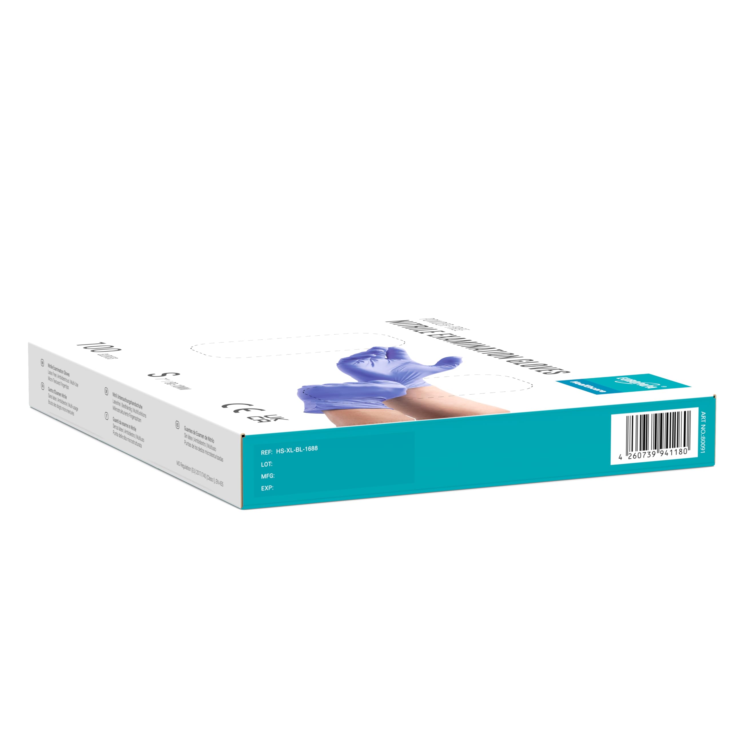 EUROPAPA® 1000x Nitrilhandschuhe Einweghandschuhe puderfrei Untersuchungshandschuhe EN455 EN374 latexfrei Einmalhandschuhe Handschuhe in Gr. S, M, L & XL verfügbar (Lila, S)