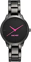 Relógio feminino com pulseira de metal