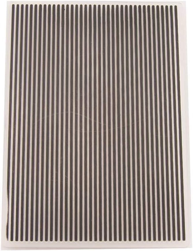 Stripe Plastic Embossing Folder Template for DIY Scrapbooking Photo Album Card Paper Making Craft Decoration Clear Stamps, Embossing Folders, Art Craft Embossing
