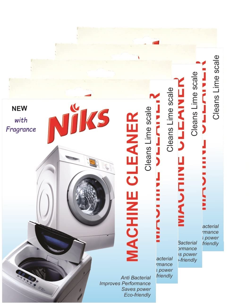 Niks® Washing Machine Cleaner | Premium Scale Cleaning Powder | Washing Machine Drum/Tub Cleaner | Dish Washer Cleaner | Easy to Use 100gm (Pack of 4) (B09PVMRGPQ) Amazon Price History, Amazon Price Tracker