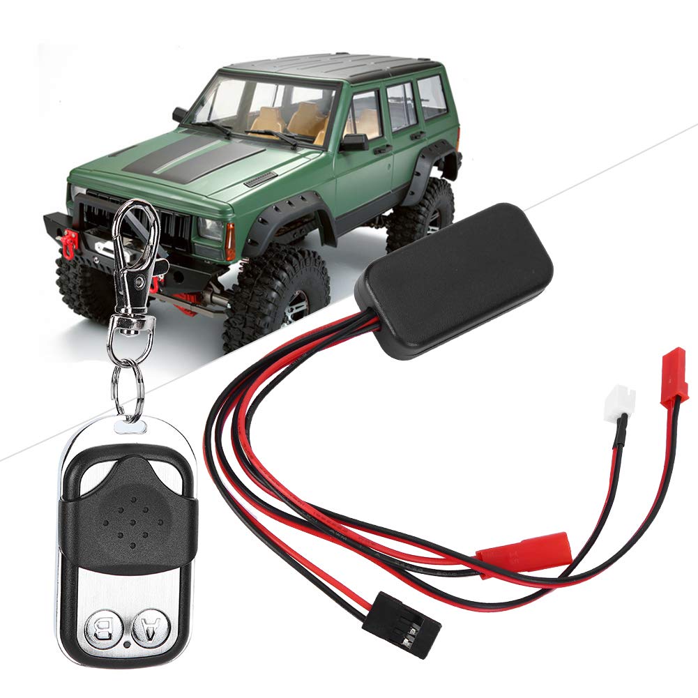 VGEBY Verricello RC, Simulato e Adattabile per Modelli 1/10, Controller per Verricello con Presa Universale, for Appassionati di Modellismo Auto Radiocomandata e Simulazione Soccorso Fuoristrada