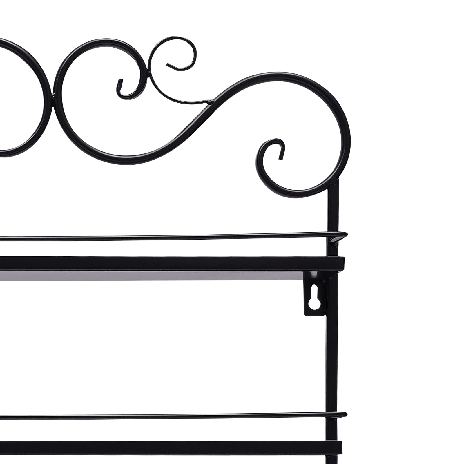 Soporte de metal para esmalte de uñas, estante de pared, organizador de esmalte de uñas de metal de 5 niveles, organizador de esmalte de uñas, pintalabios, aceite esencial