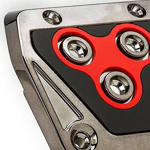 Pilot Automotive Pilot Pm-22120R Pedal/Shift Knob Combo Red, 1 Pack #TOP2