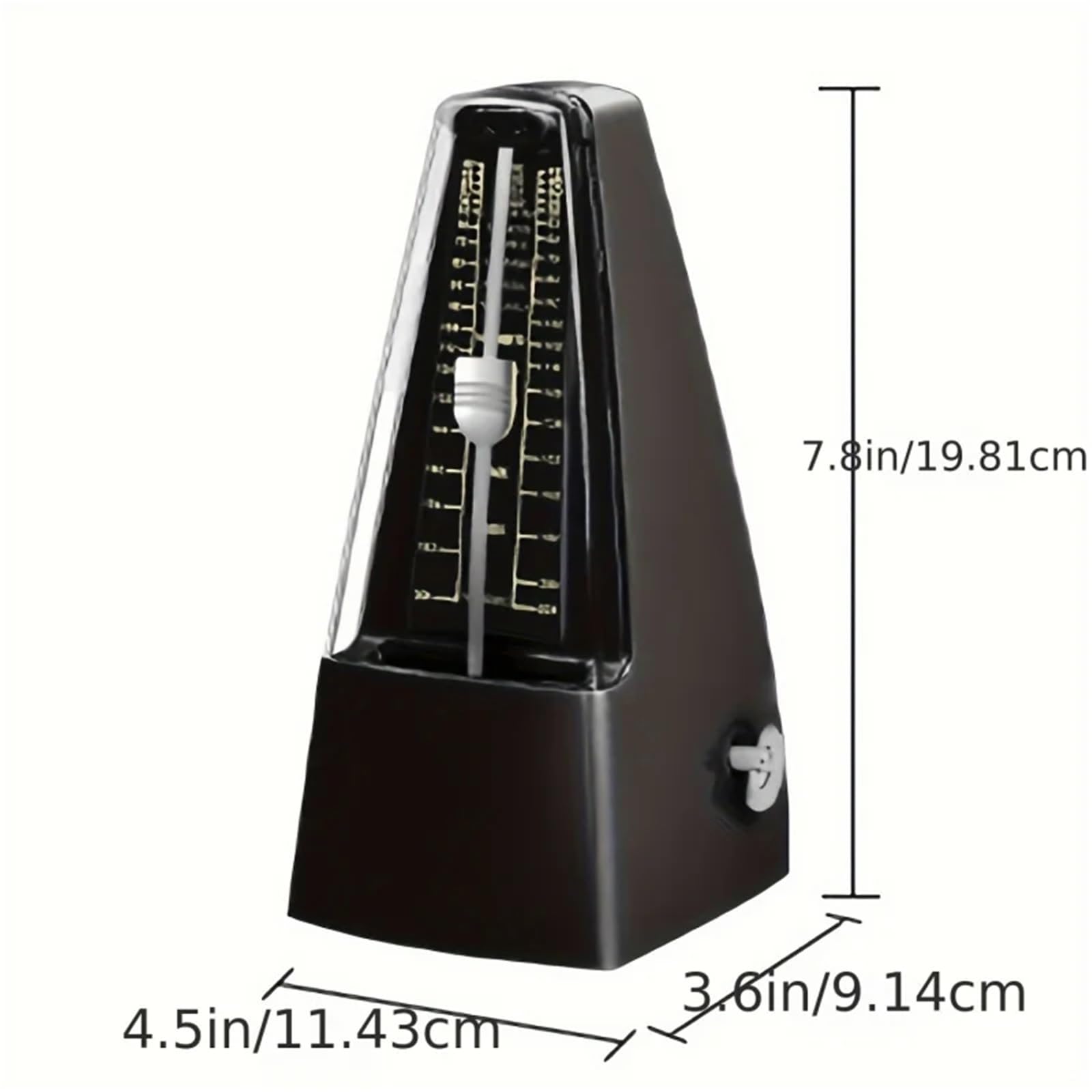 Mechaniczny metronom do fortepianu, gitary, skrzypiec i perkusji, akcesoria do instrumentów muzycznych(Red)
