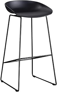 XGQ Trona Nordic Minimalista Creativo de Hierro Forjado, tamaño: 75 cm (Blanco) (Color : White)