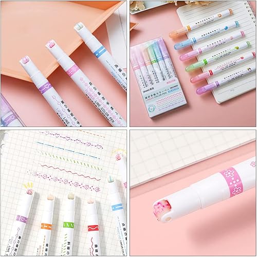 Miniatura 3 de EXCEART Paint Pens,6pcs Paint Pens Paint Markers,Acrylic Paint Marker Pens,Paint Art Markers Set Paint Marker Pen Set for Fabric,Glass,Journal,DIY