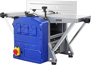 Electric Bench Planer, 8-Inch Woodworking Planer, 1250W, 8000 RPM, Low Noise, Suitable for Hard & Soft Wood