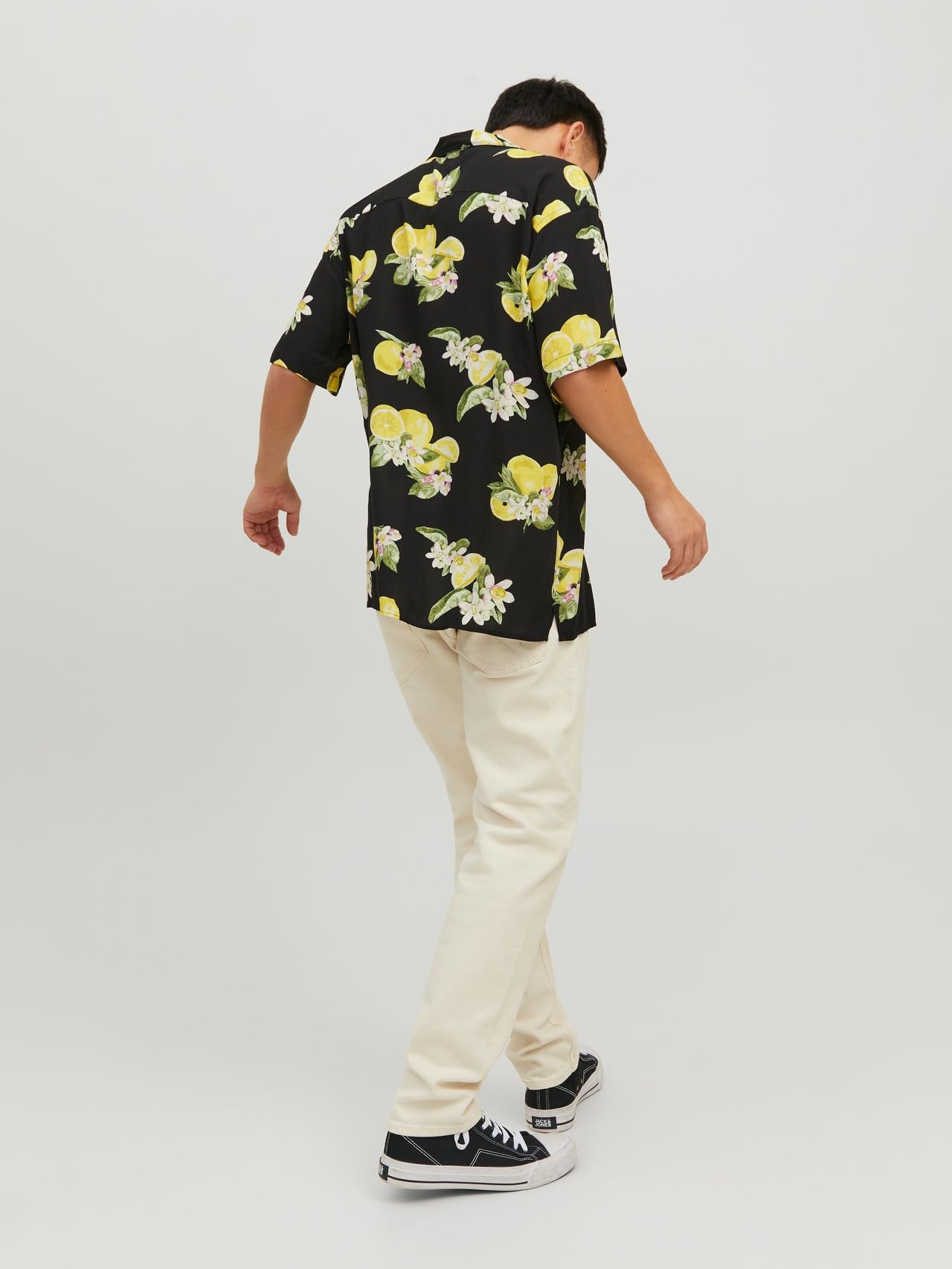 JACK & JONES Herren Jorluke Tampa AOP Shirt Ss Sn Hemd-Shirt (1er Pack)