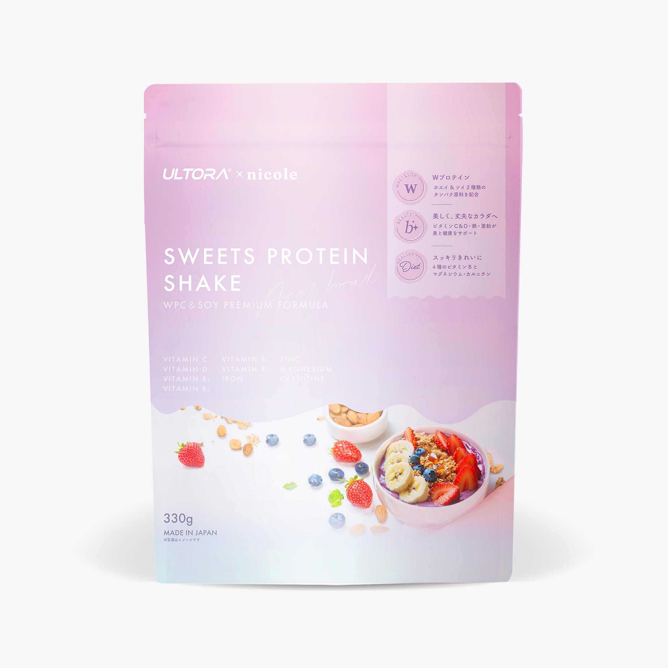 Amazon.co.jp: ULTORA プロテイン 330g 藤田ニコル監修 人工甘味 Amazon.co.jp: ULTORA プロテイン 330g 藤田ニコル監修 人工甘味