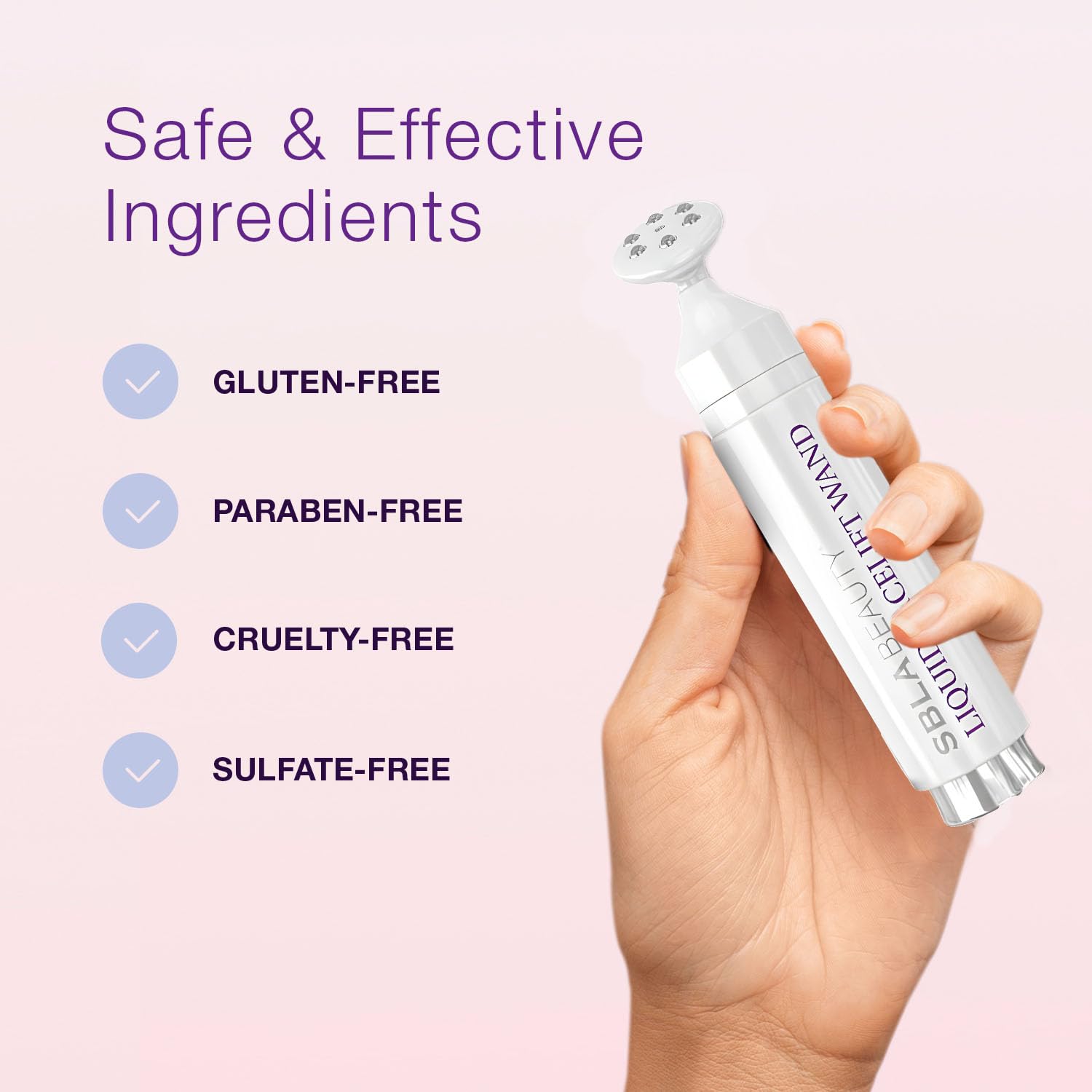 SBLA Liquid Facelift Wand Scientifically Proven Anti-Aging Serum Relaxes Facial Muscles & Eliminates Lines Non-Invasive Lift & Contour Plumps Skin & Boosts Collagen