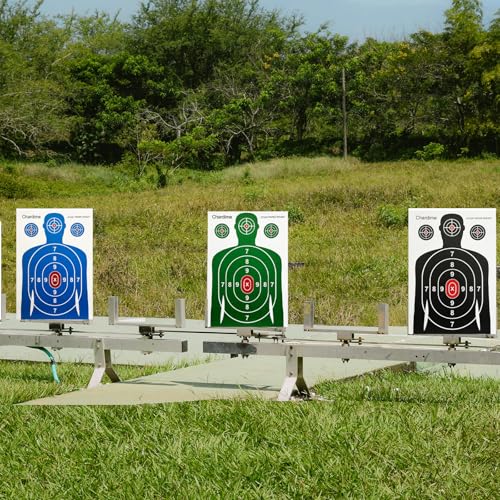 Chardime Targets for Shooting Range,Shooting targets16x24Inchs10 Pieces Five Colors,Shooting Targets for The Range