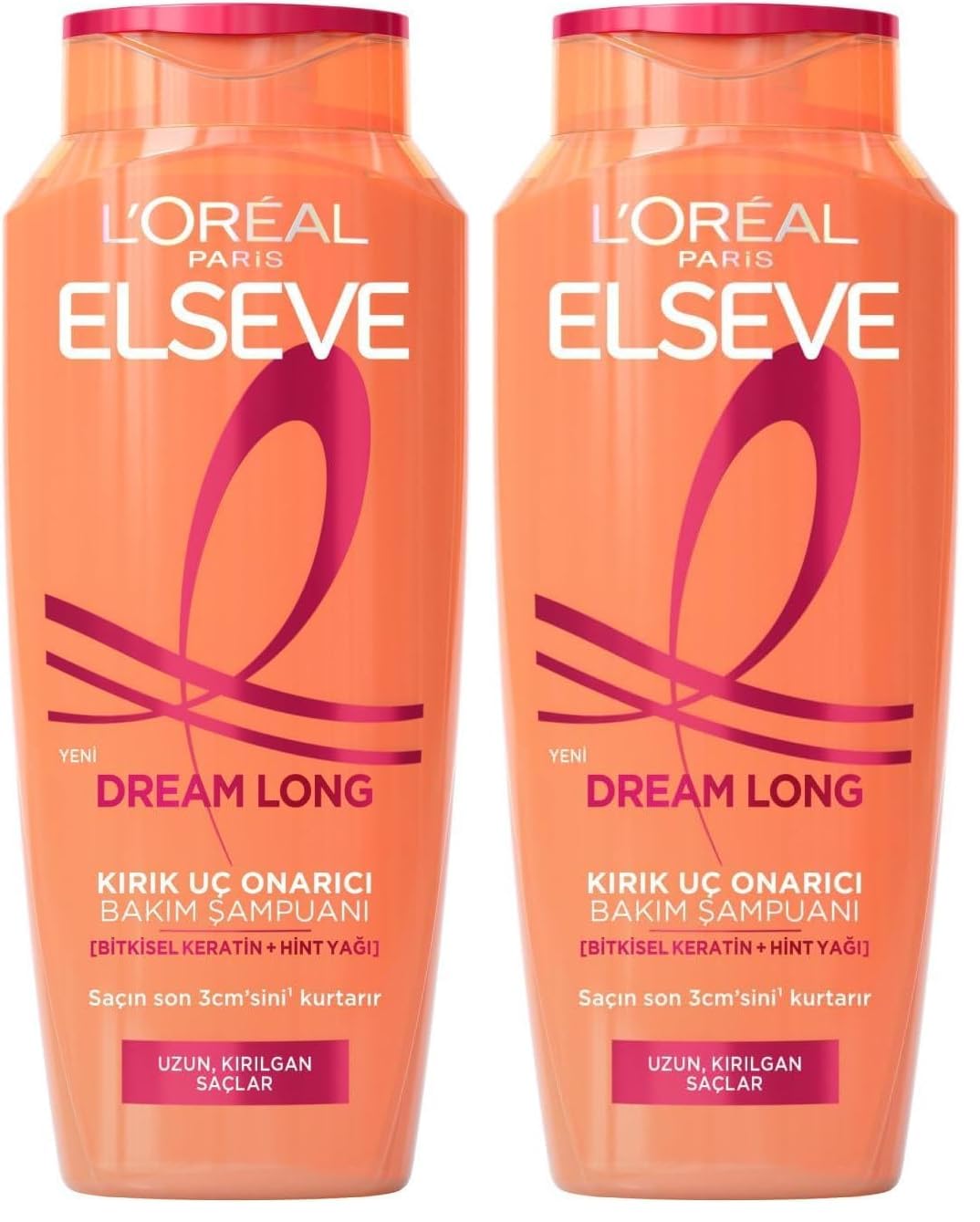 L'Oreal Paris Elseve Dream Long Onarıcı Bakım Şampuanı 400 ml (2 paketi)