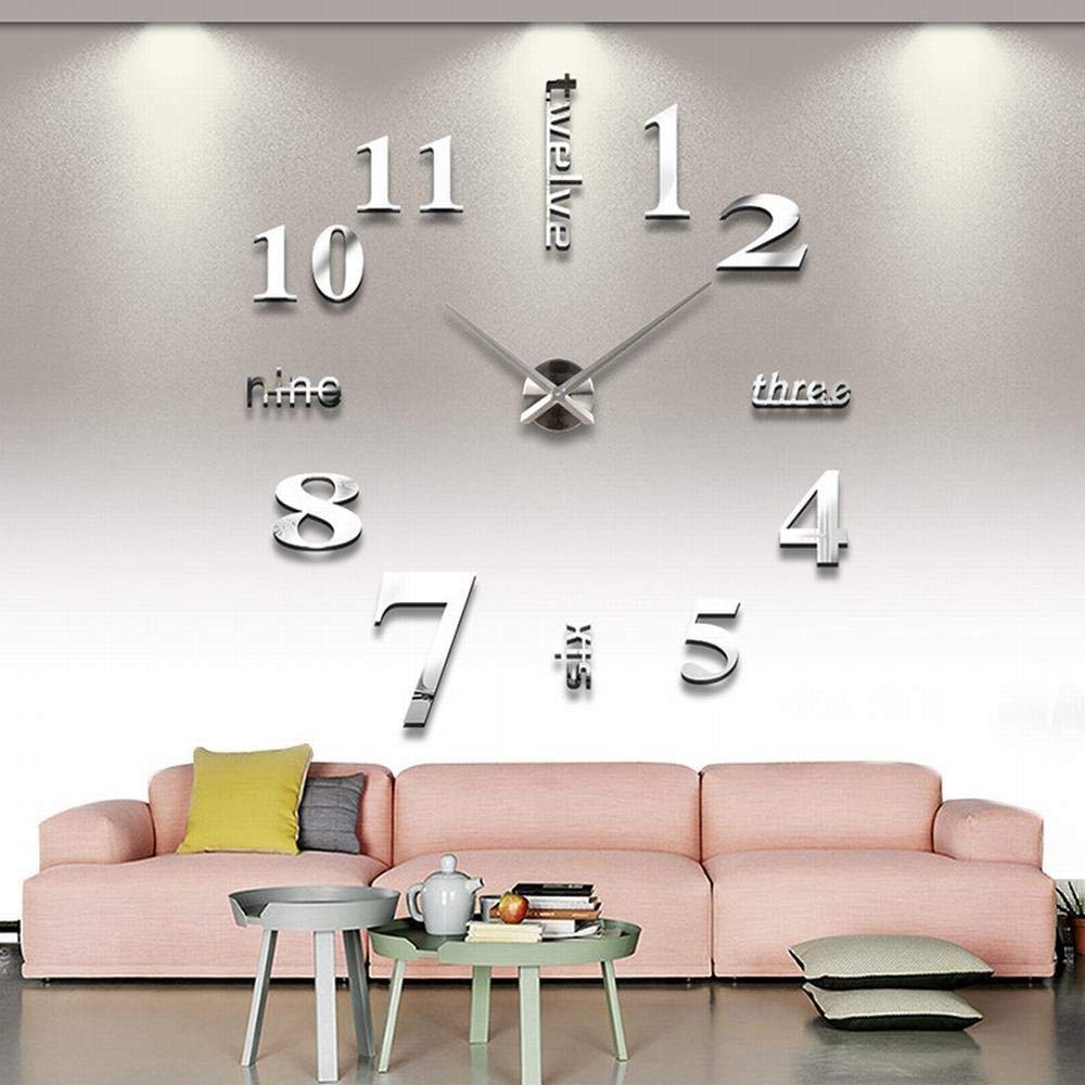 SaryEdge Wall Clock Clock Wall Clock Bell Timepiece Watch Alarm Clock Creative Art Clock Mirror Clock Paragraph B D Section,E Paragraph,E Paragraph,E Paragraph
