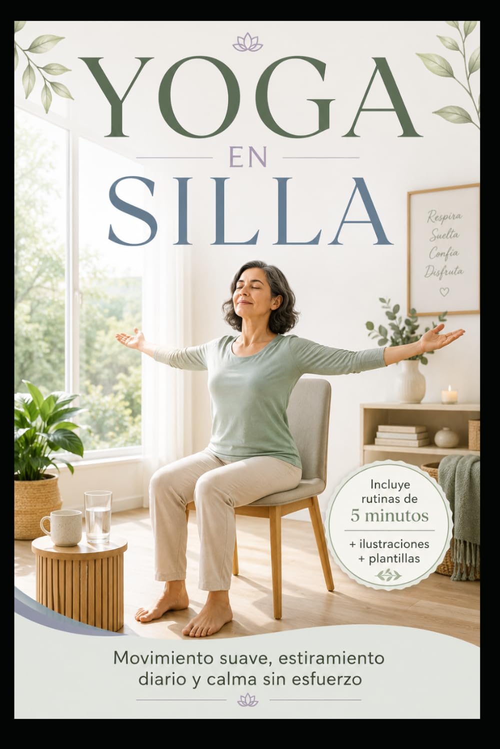 Yoga en Silla: Movimiento suave, estiramiento diario y calma sin esfuerzo (Coleccion "En silla")