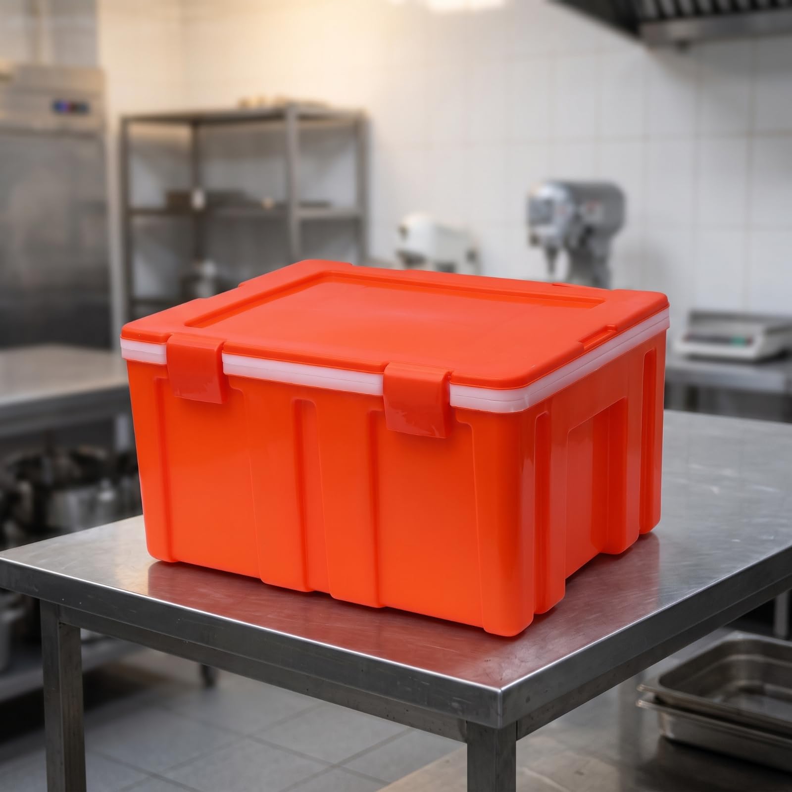 Termica con Chiusure a Scatto | Ermetico, Box Termica, Rigido, Scatola Isolante, per Catering, fattorini