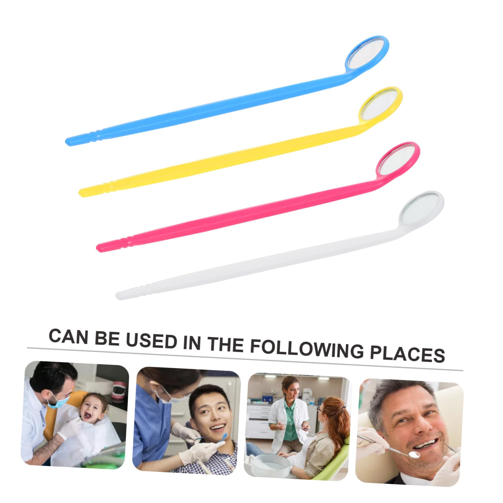 ULTECHNOVO 60pezzi Specchi Dentali Kit Per Controllo Orale Facile Trasportare Dentisti e