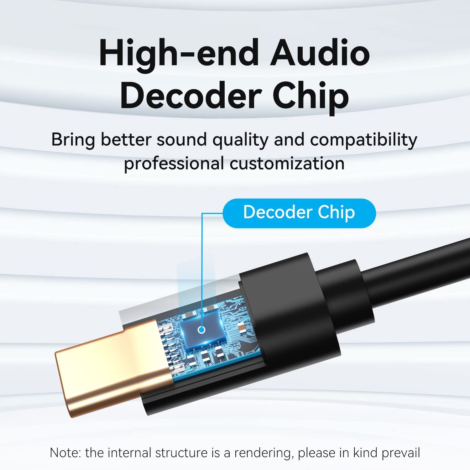 Câble Audio USB-C Vers 2RCA Vention 1m - Conversion Haut De Gamme Pour Enceintes/Amplis - Qualité Hi-Fi