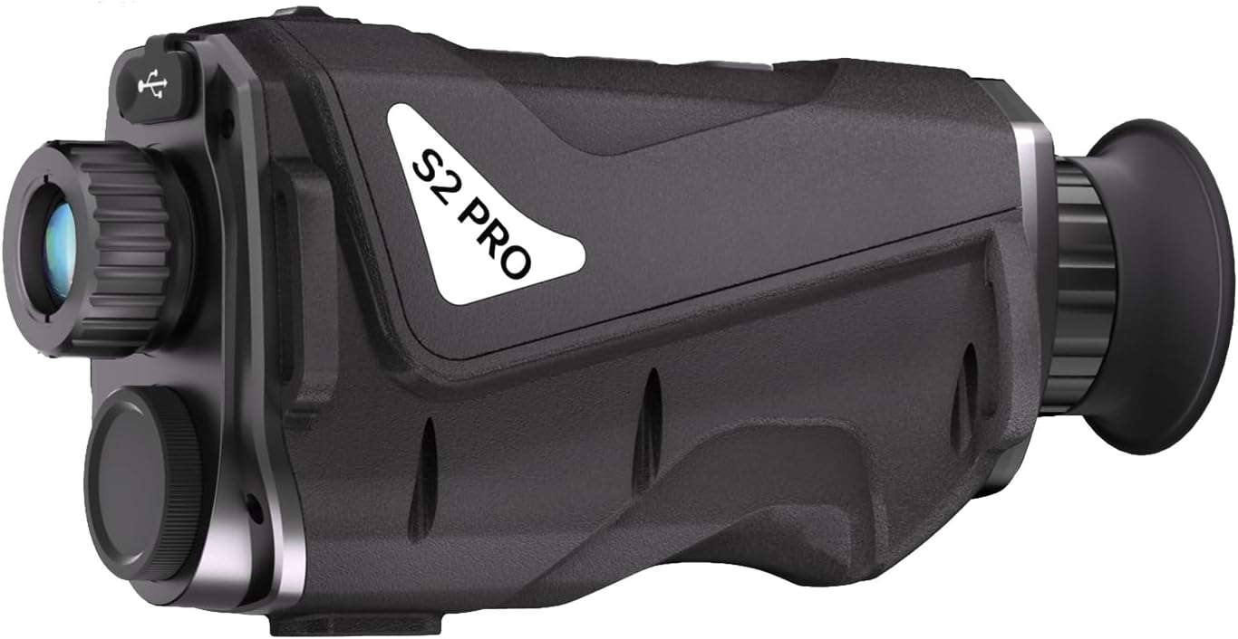 JituHunt Thermal Imaging Monocular for Hunting, 256x192, 15mm Long-Range Lens, WiFi & 32GB Storage, Thermal Night Vision Monocular