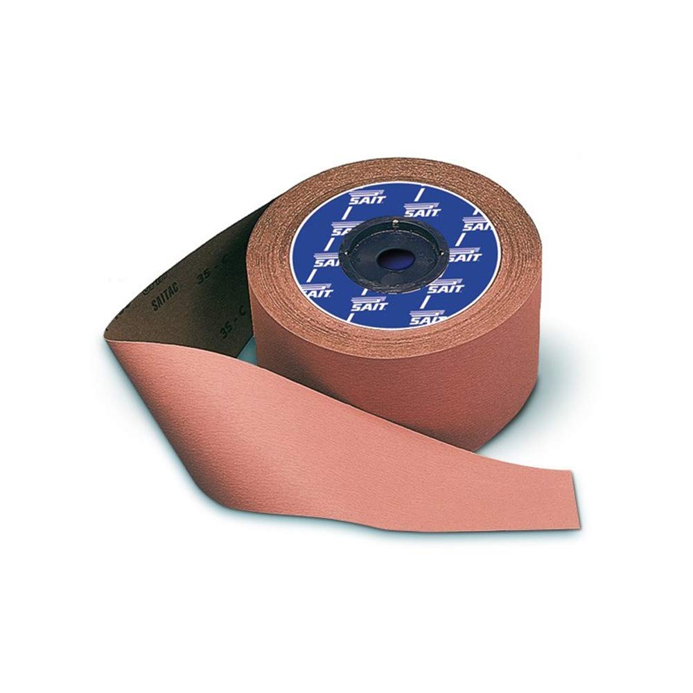 Sait 53313 RI-Saitac 3S - Rotolo di carta vetrata industriale, 115 mm x 100 m, grana 180