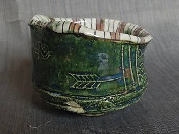 希少作★アロンサイス★【黄瀬戸織部】茶碗★共箱 Yahoo!オークション - 希少作 アロン サイス 黄瀬戸織部茶碗 共
