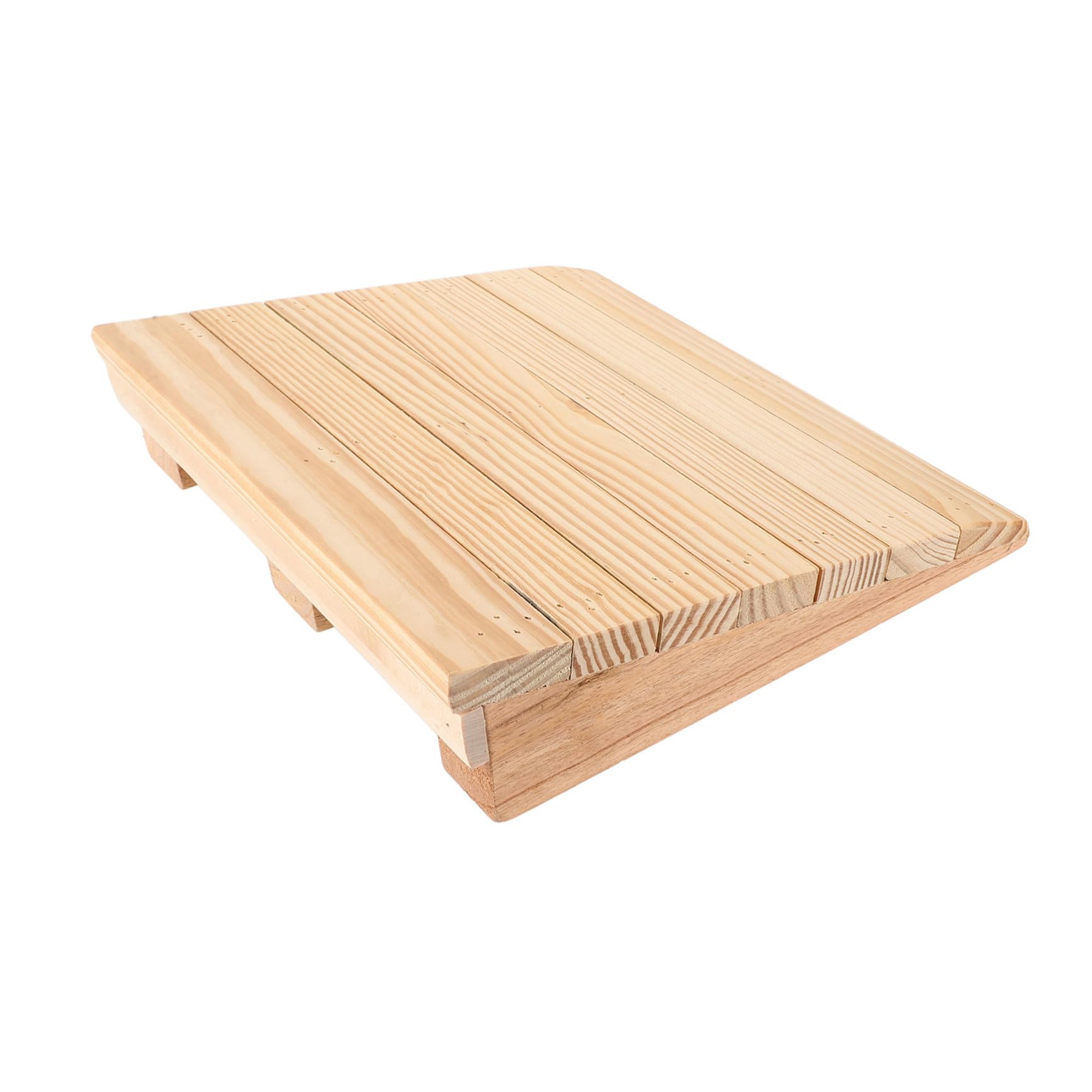 Rampe de seuil bois massif POPETPOP pour fauteuil roulant et tapis d'entrée portatif