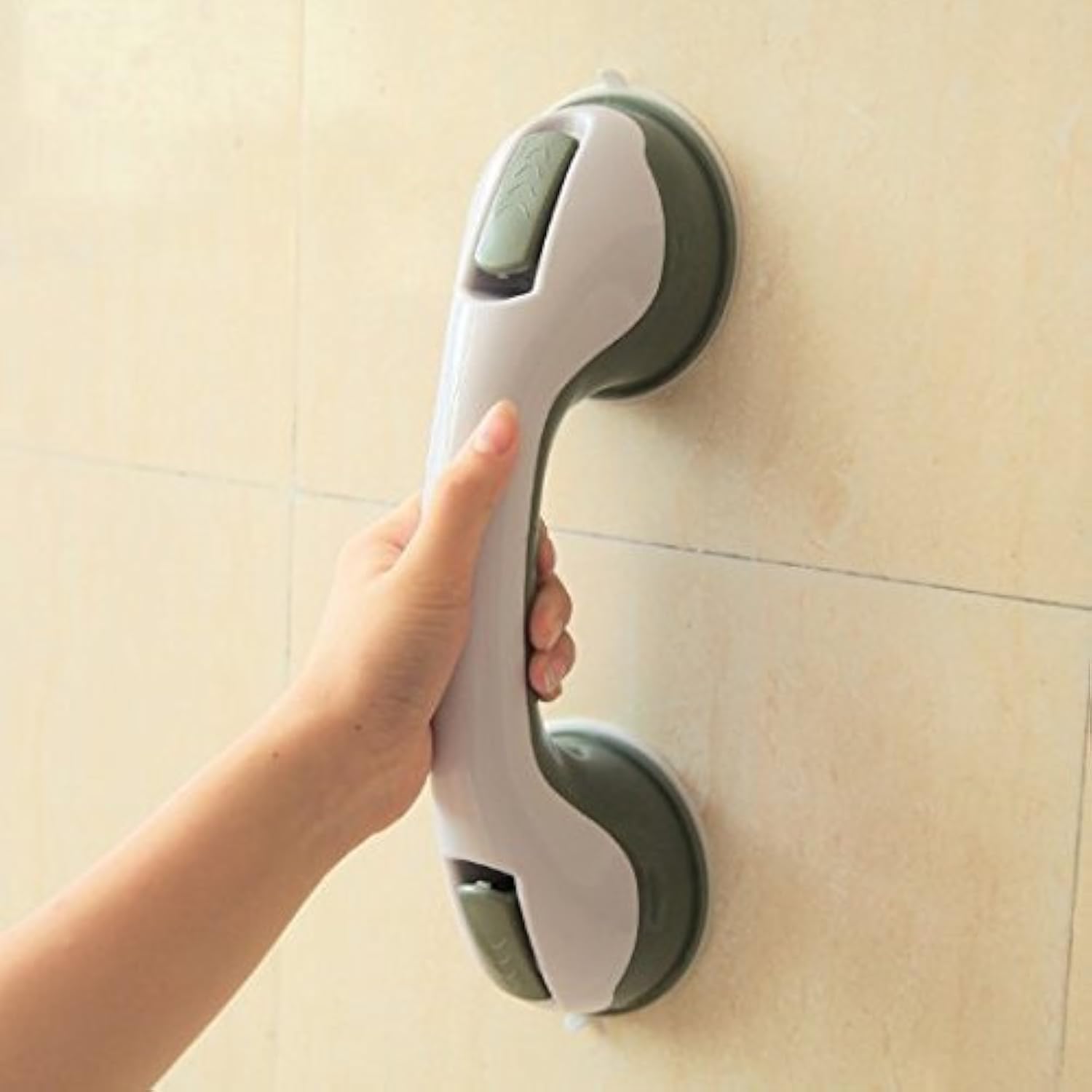 1PCS ABS Bathroom Super Tub Grip Suction Handle Shower Safety Cup Bar Handrail Safety Helping Handle Grab Bars for Bathroom