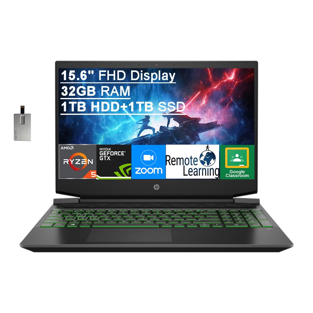 Buy 2022 HP Pavilion Gaming 15 6 FHD IPS Laptop Computer AMD Ryzen 5 