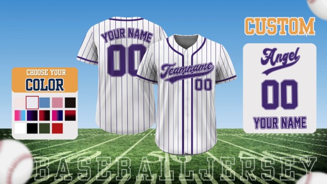 Custom Baseball Jersey – Personalized Name, Number & Logo, Baseball Jerseys Sports Uniform for Men, Women, Youth, Toddlers miniatura 7