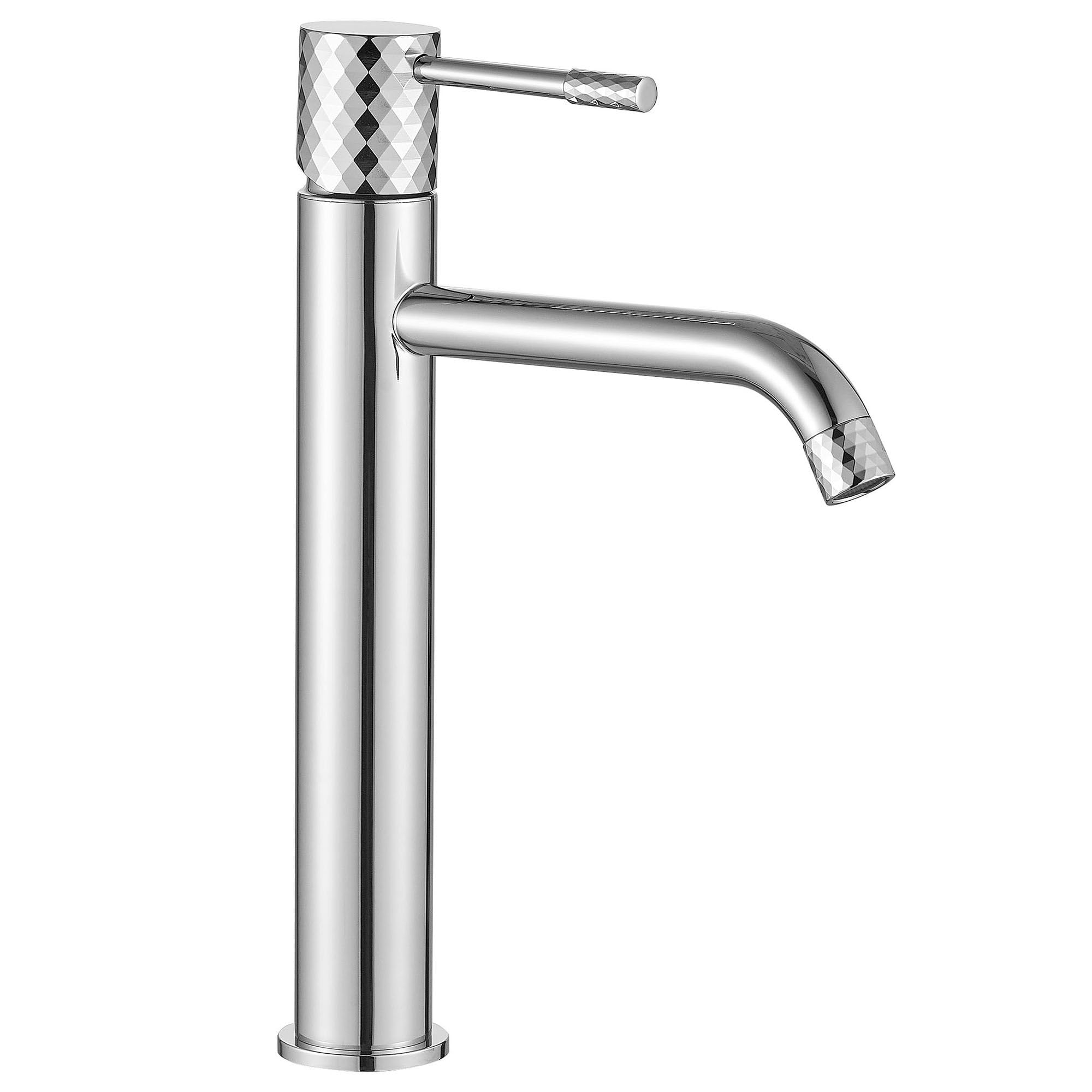 Rea - Bateria Umywalkowa Łazienkowa Lungo Diamond Wysoka, Mosiądz, Głowica Ceramiczna