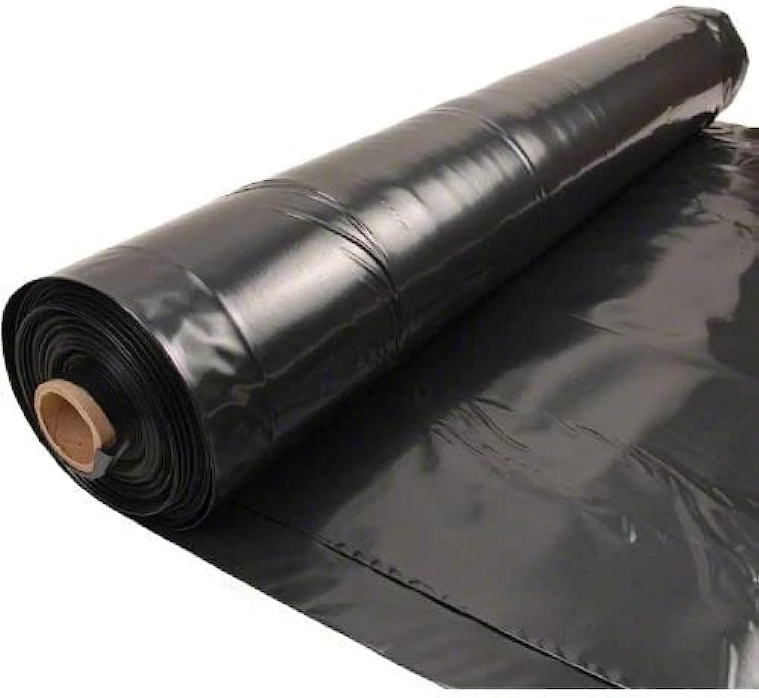Rocky Mountain Goods 4 Mil Black Plastic Sheeting (50 FT X 3 FT) - Roll of Heavy Duty Thick Plastic for Gardening, Weeds, Yard, Landscaping, Barrier, Under House - Multi Use Polyethylene