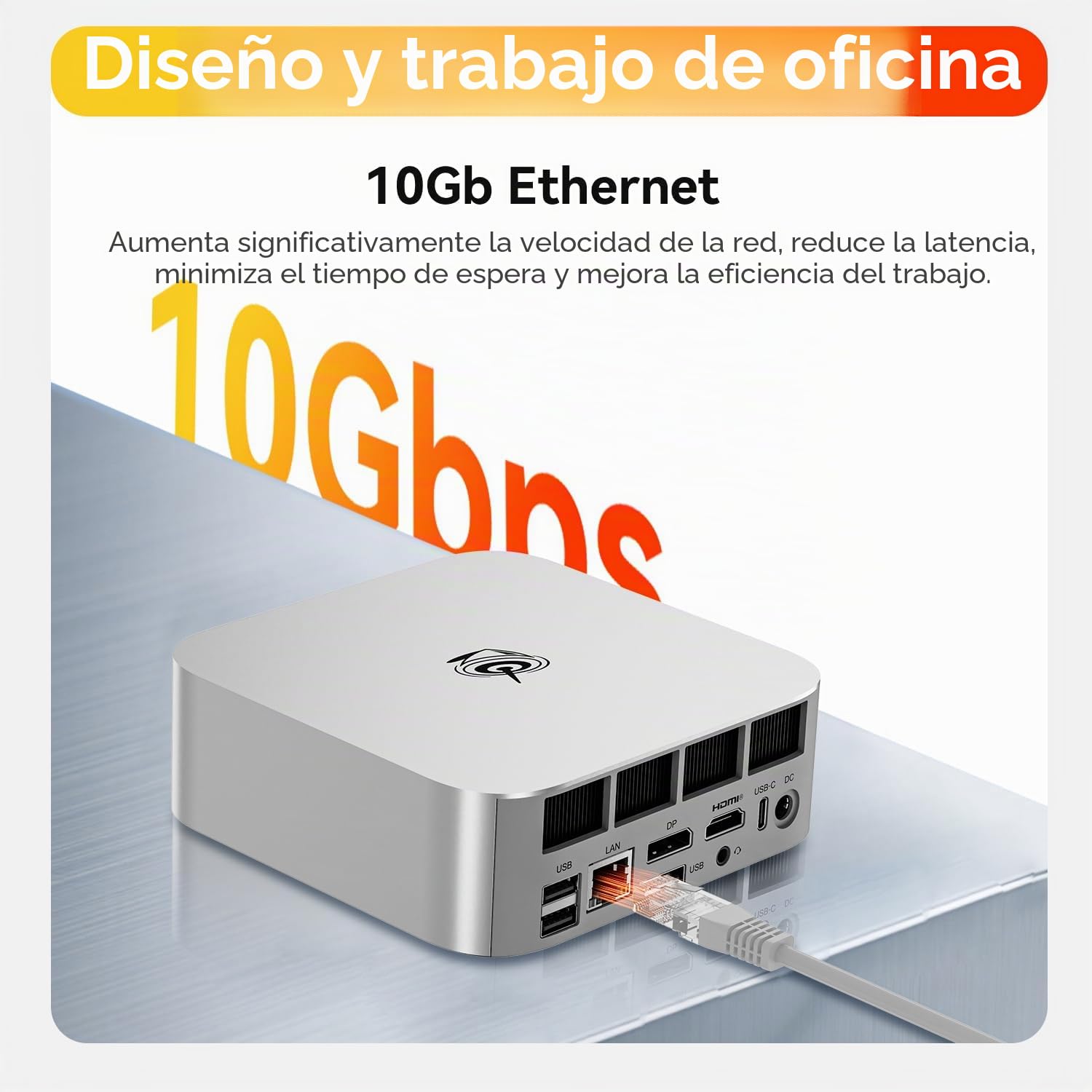 Beelink Mini PC SER10 MAX, AMD Ryzen AI 9 HX 470 (12C/24T, hasta 5,2 GHz) | AMD Radeon 890M,64GB de RAM DDR5,1TB de SSD PCIe 4.0,mini PC para juegos,Triple pantalla 4K,USB 4, 10GbE/WiFi 6/Bluetooth 5.2