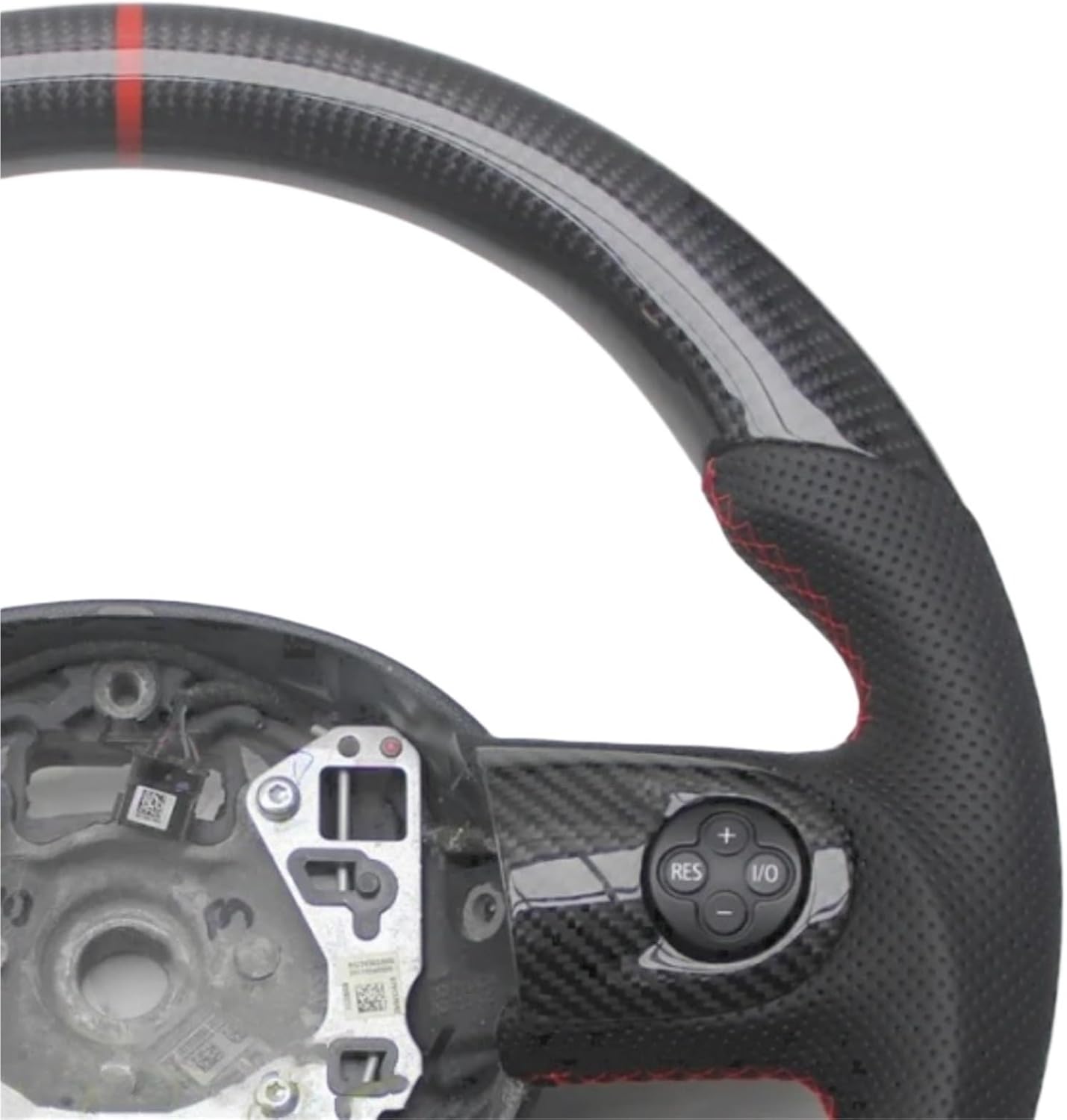 Replacement For BMW MINI R55 R56 R57 R58 R59 R60 R61 Leather Carbon Fiber Steering Wheel Car Accessories