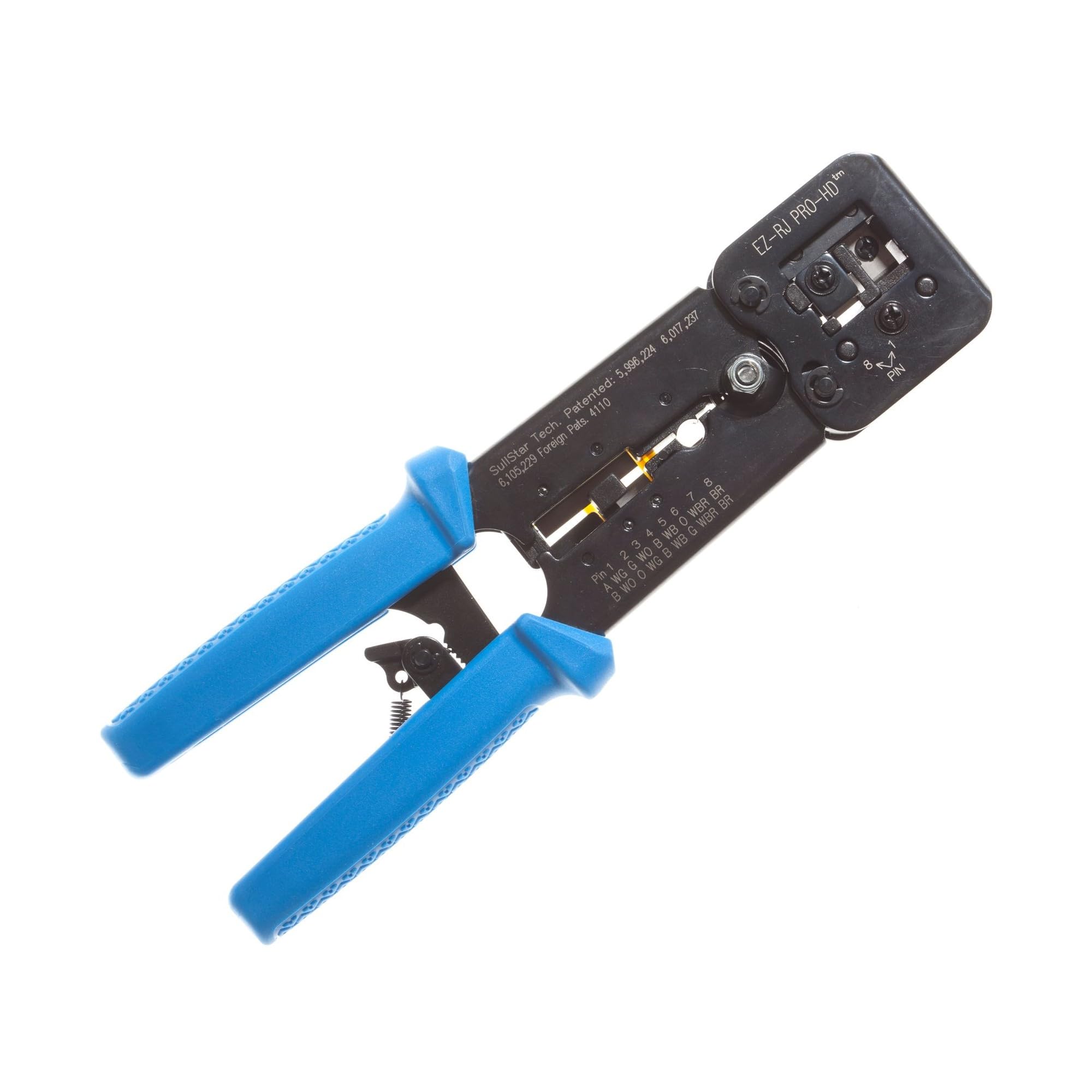 Platinum 100054C Nero, Blu pinza crimpatrice
