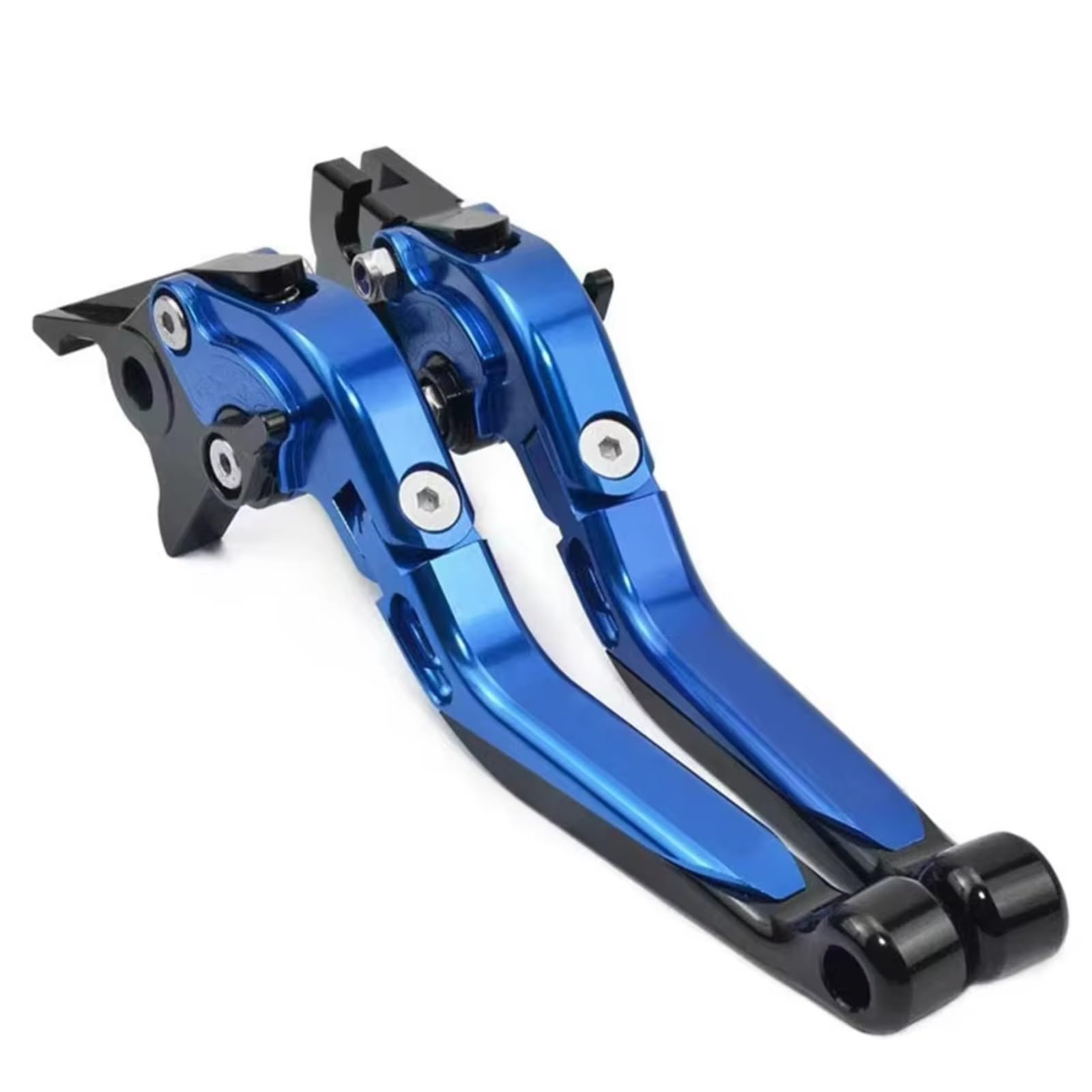 Naojino Brake Clutch Levers Compatible with for Ninja 500 for EX500 for Z500 2023-2025 for KLR650 2022-2024 for KLX300 Motorcycle Folding Brake Clutch Levers(Blue)