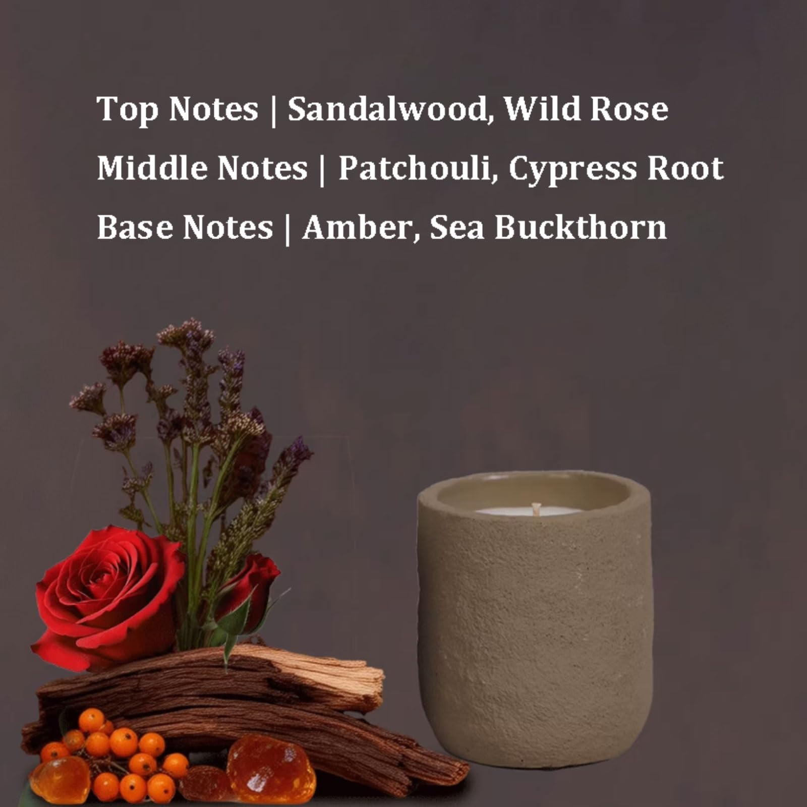 Velas de cera de soja, velas perfumadas cilíndricas, vela de aromaterapia reutilizable de larga duración for vacaciones en casa, relajación y Spa(Grey)