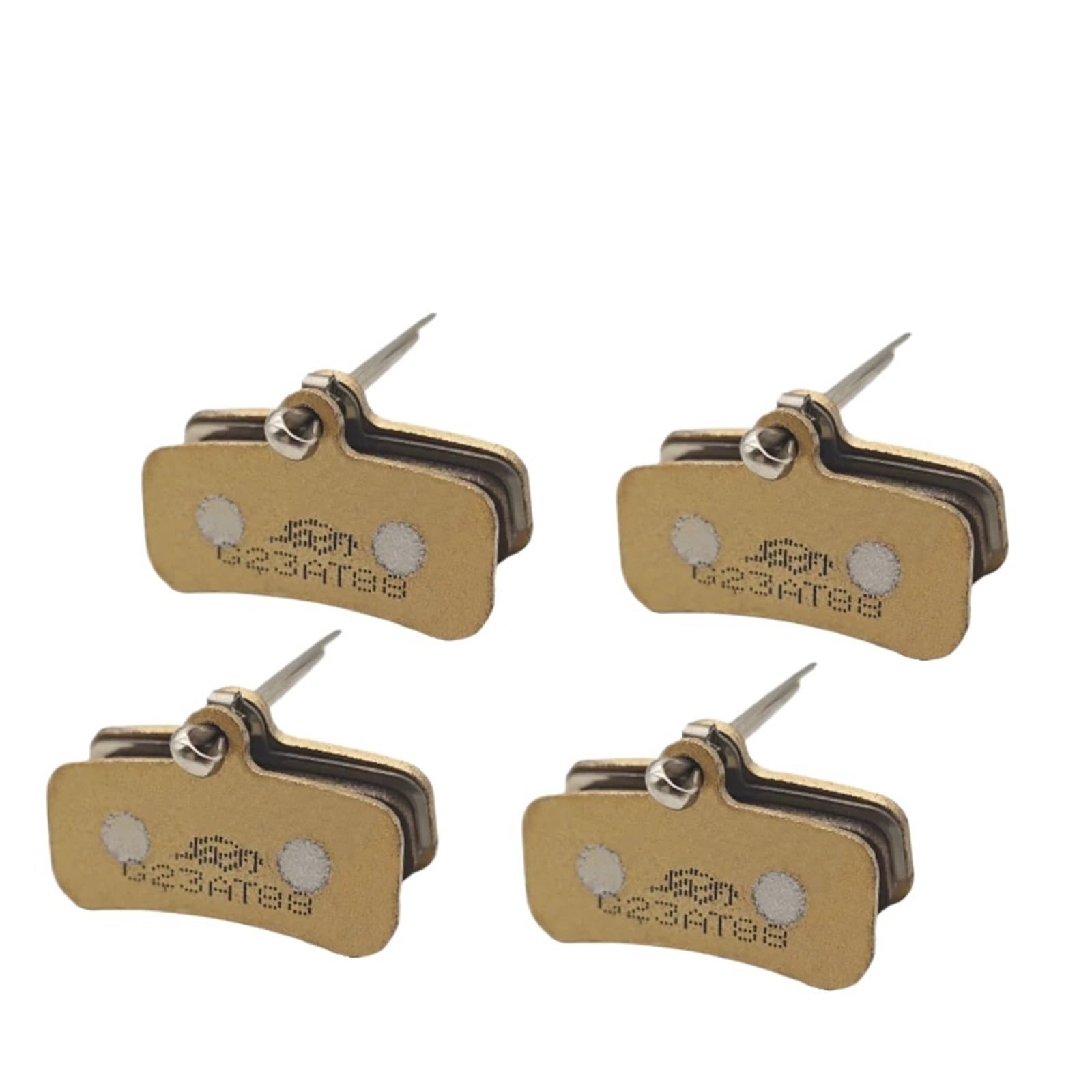 Pinza de Freno Pastillas de Freno de Disco hidráulicas de cerámica Y-5 A5-D de 2 pistones y 4 pistones, aptas para Bicicletas eléctricas de montaña y Scooters.(4-Pistons 4 Pairs)