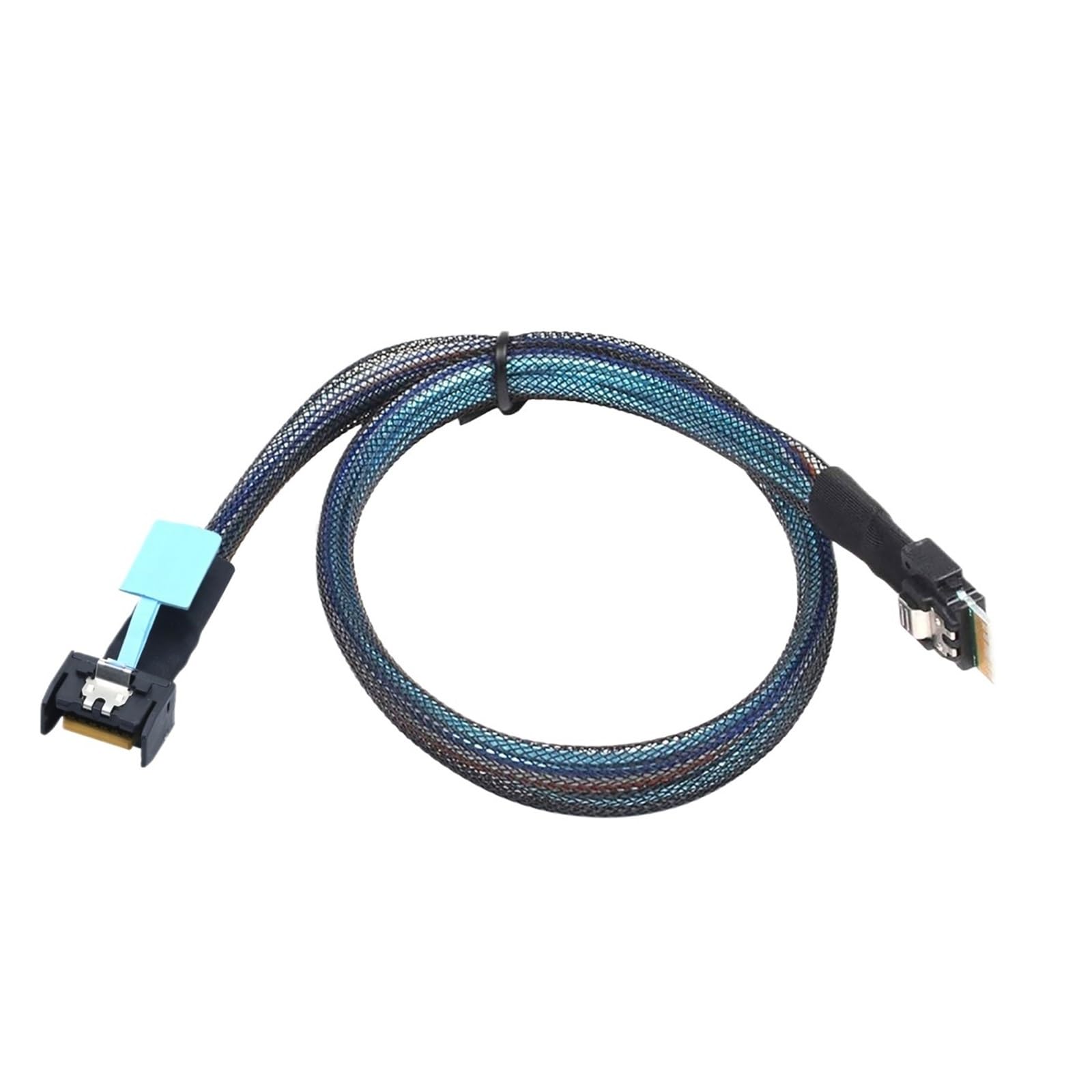 ZHANGLH Câble de disque dur interne PCIE Slimline mi ni S*A*S MCIO 38P vers Slimline SFF-8654 4i 0,5 m