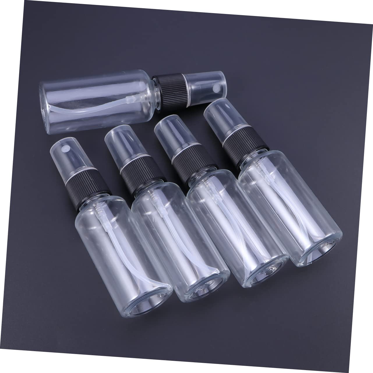 FOMIYES 3 Set Di Flaconi Spray Vuoti in Plastica Da 30 Ml Flaconi Da Viaggio Portatili Con Pulsante A Molla Per Profumo Dopobarba 12 Pezzi * 3
