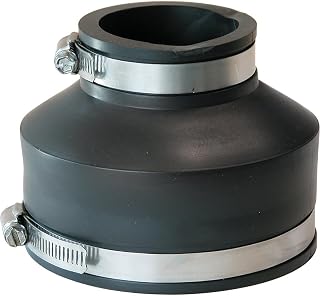 Fernco 4 In. x 2 In. Flexible PVC Coupling - 1 Each