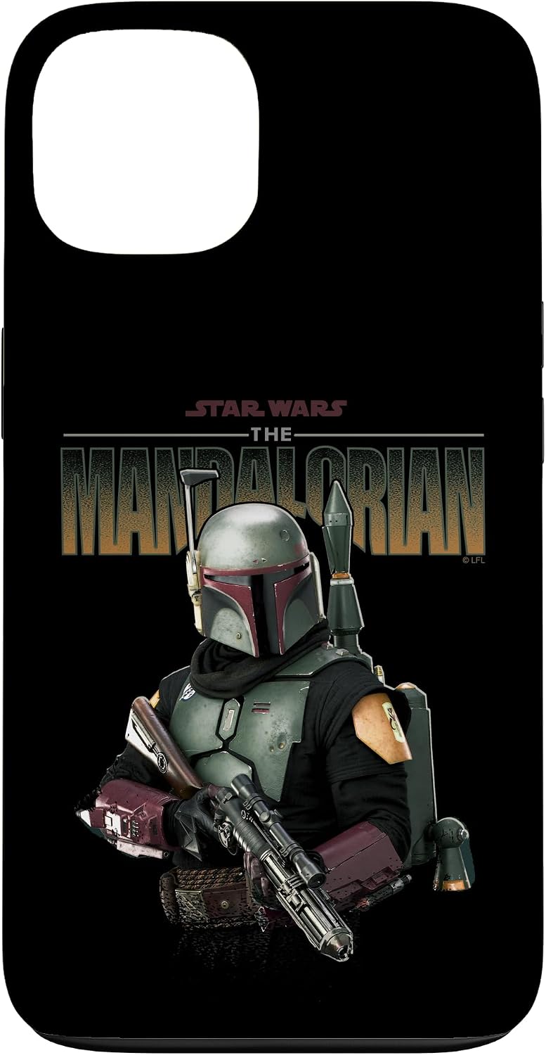 iPhone 14 Pro Max Star Wars: The Mandalorian Boba Fett Logo Portrait R15 Case