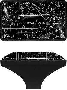 Lot De 4 Poignées De Tiroir Rectangulaires Avec Vis Pour Décoration De Meubles Bleu Aquarelle