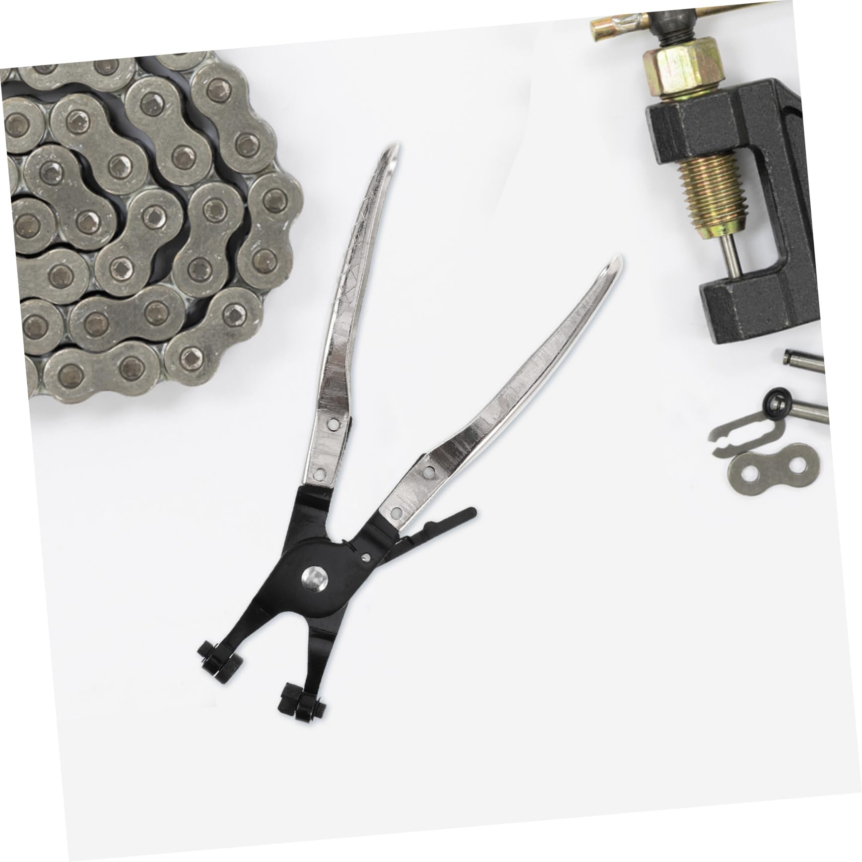 Pince De Serrage Flexible Longue Portée Pour Tuyaux Voiture - Outil Réparation Colliers Carburant Huile Radiateur