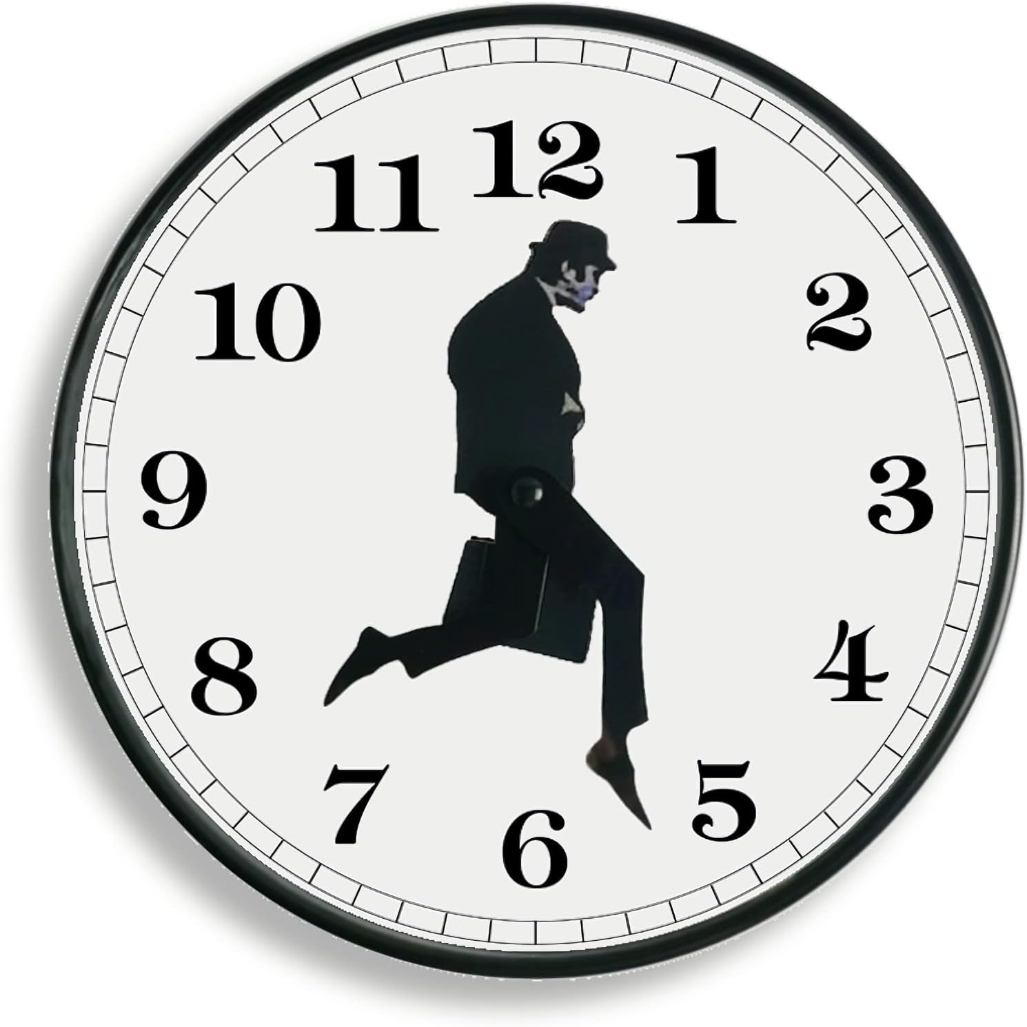 TANKRIN Ministry of Silly Walks Clock, Silly Walk Wall