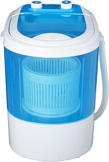 4 Kg mInI WaShInG MaChInE WiTh sPiN DrYeR – SpAcE SaViNg aNd tRaVeL FrIeNdLy – sInGlE TuB WaShEr fOr qUiCk lAuNdRy cYcLeS (mUlTiCoLoR)