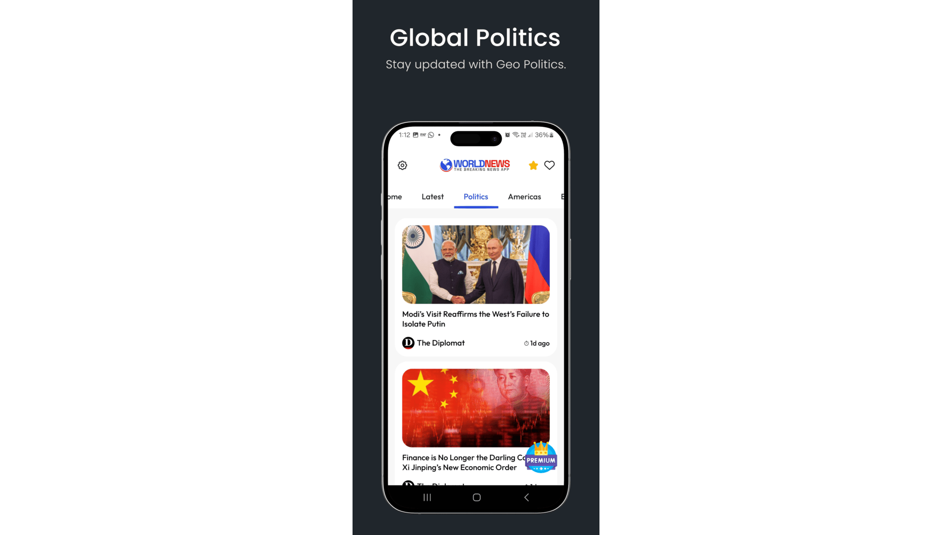 Aplicación World News: Breaking News App, World Newspapers en Amazon  Appstore